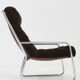 Vintage Space Age chrome armchair by Gillis Lundgren 1970s