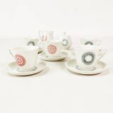 Porcelain espresso set, Lettin, Germany 1960s.