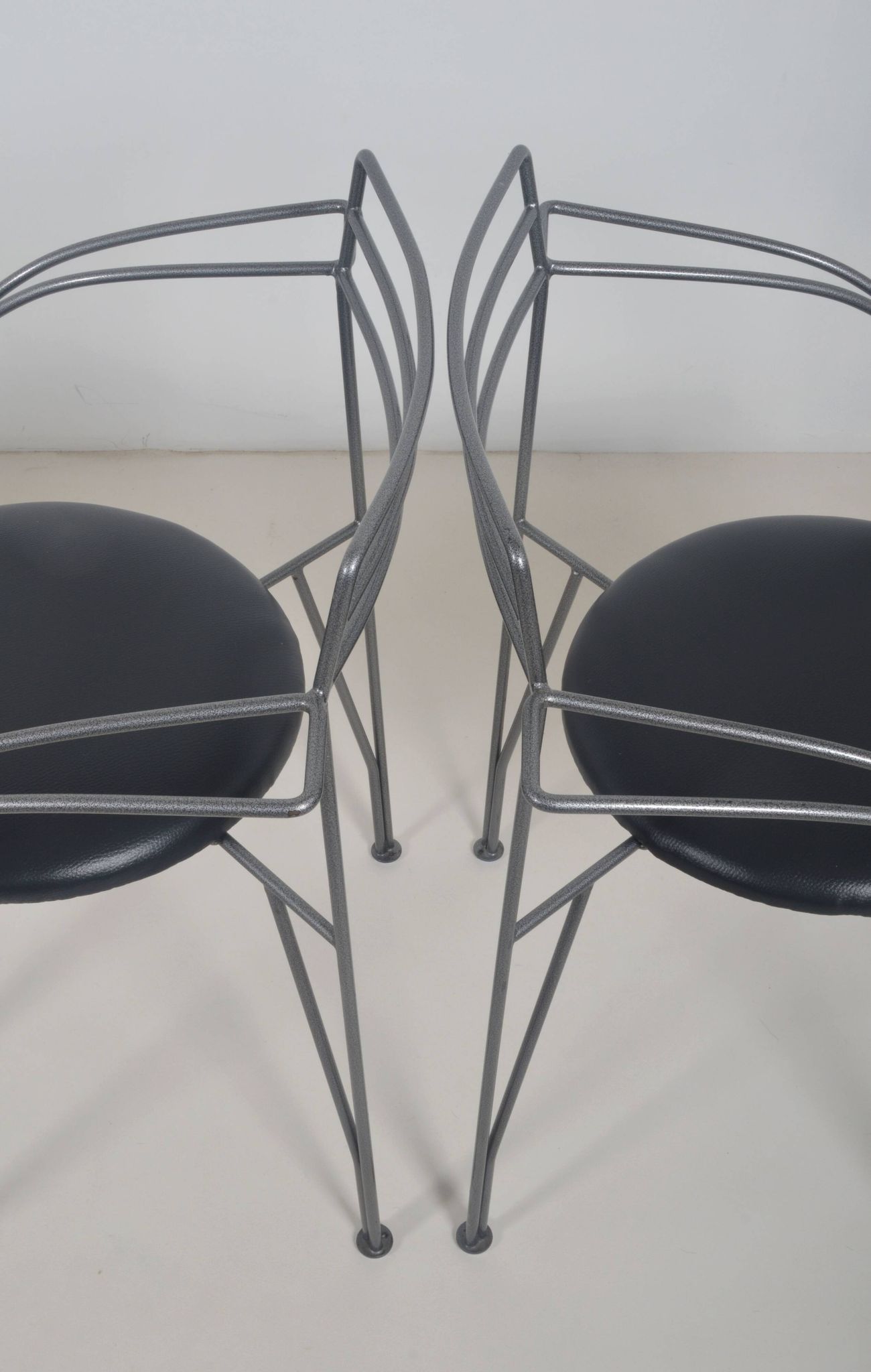 4 Chaises 'Lune d'Argent' dessinées par Pascal Mourgue pour Fermob, 1985