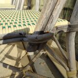 4 vintage bistrot de Paris rattan chairs