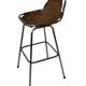 Tabouret de bar vintage Dal Vera sélectionné par Charlotte Perriand design 'Les Arcs'