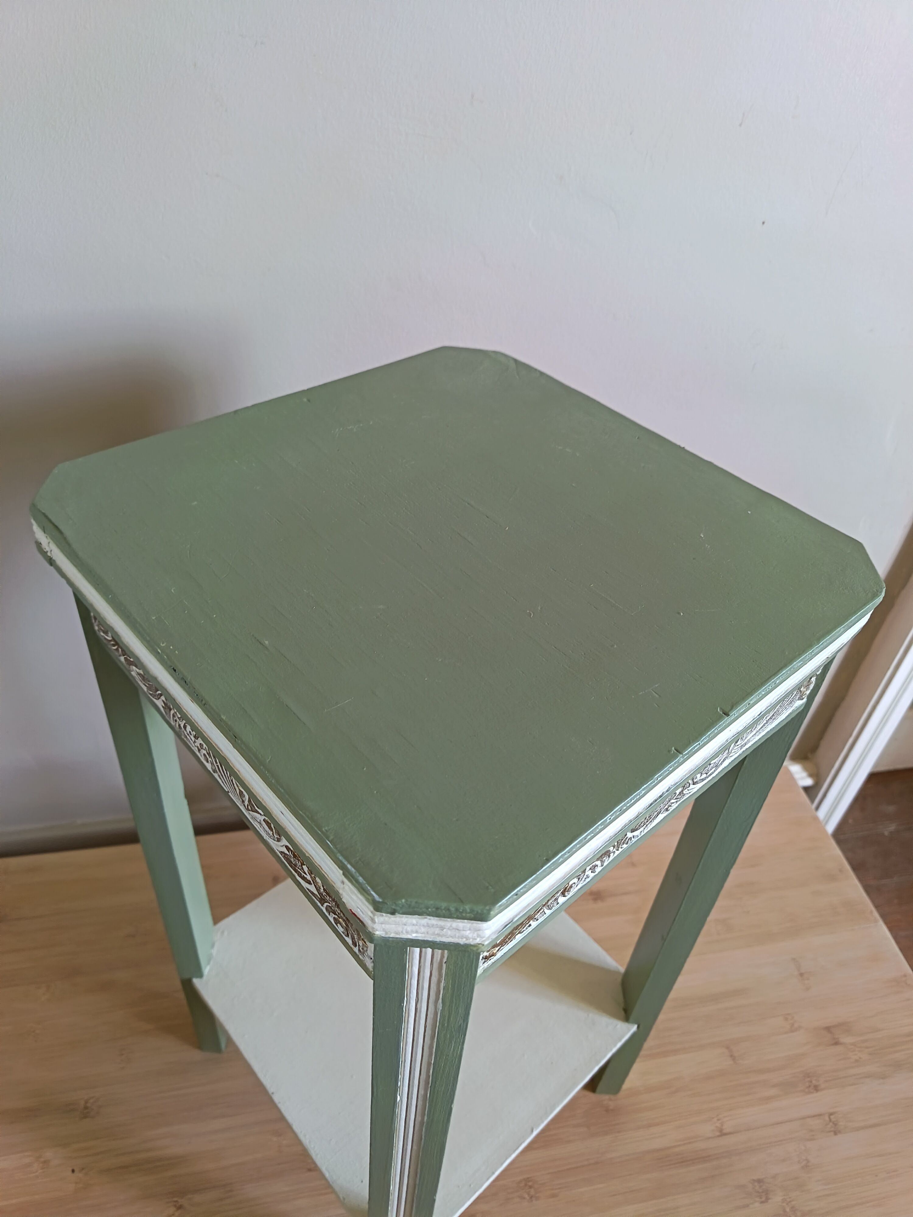 Selette art déco en bois peint - années 30