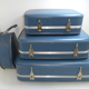 1960s flight attendant and vanity suitcases