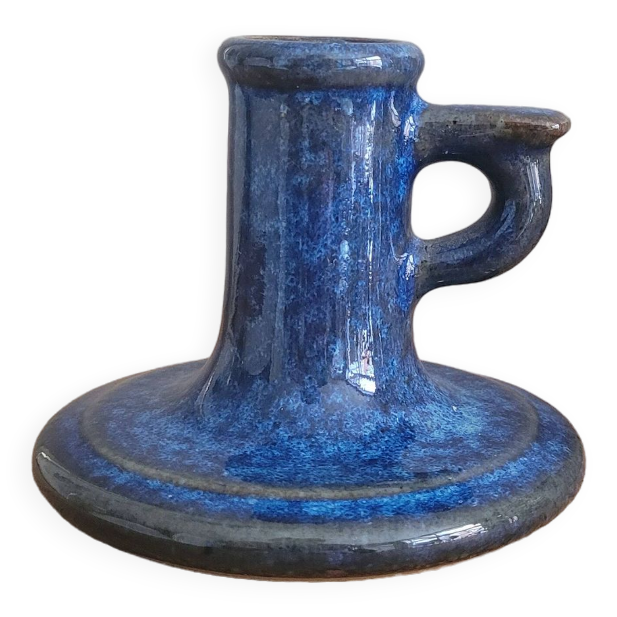La Redoute x Selency ceramic candle holder 10 blue