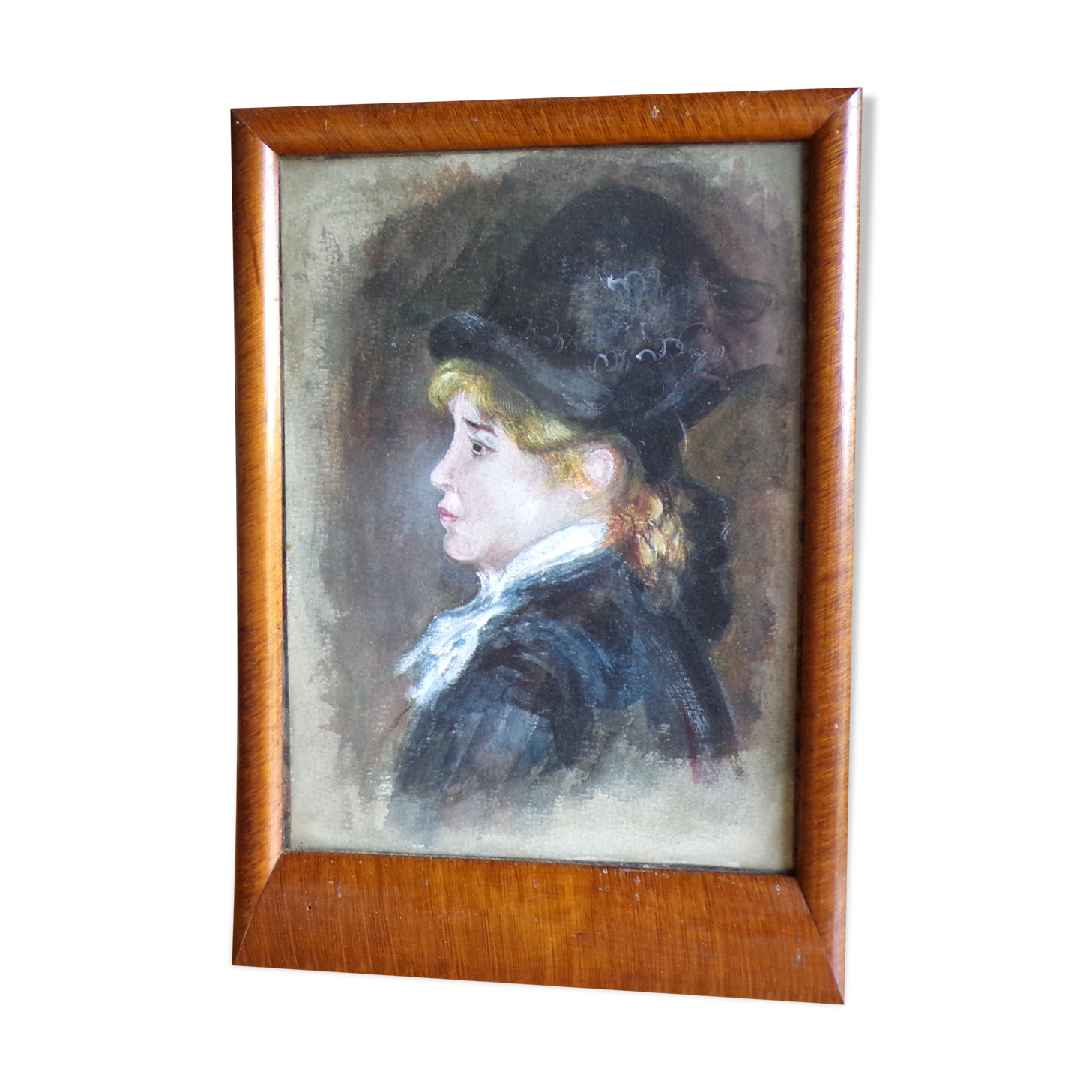 Watercolor portrait said of Margot