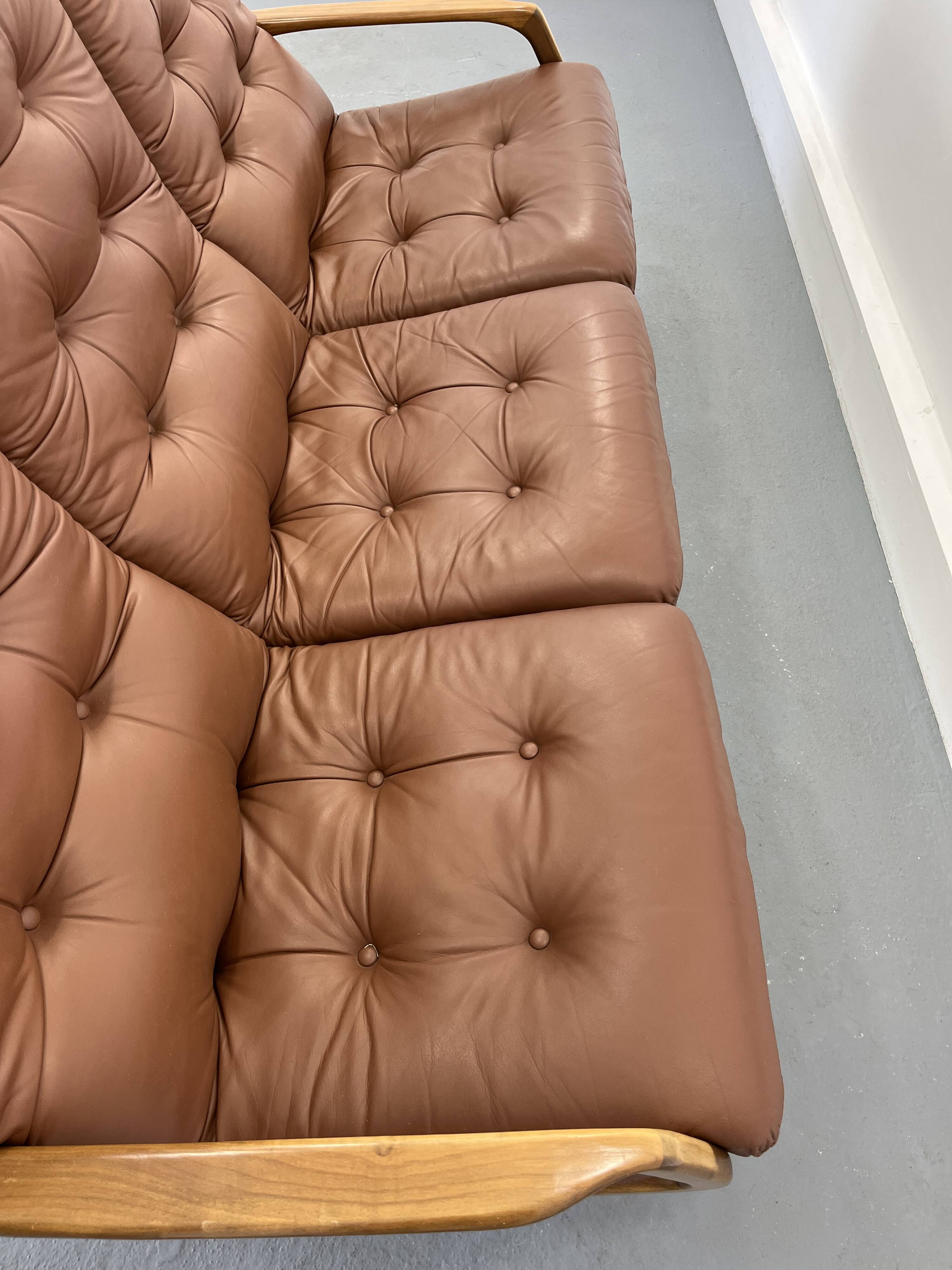 Vintage 3-seater sofa by Eugen Schmidt for Soloform, 1960 s