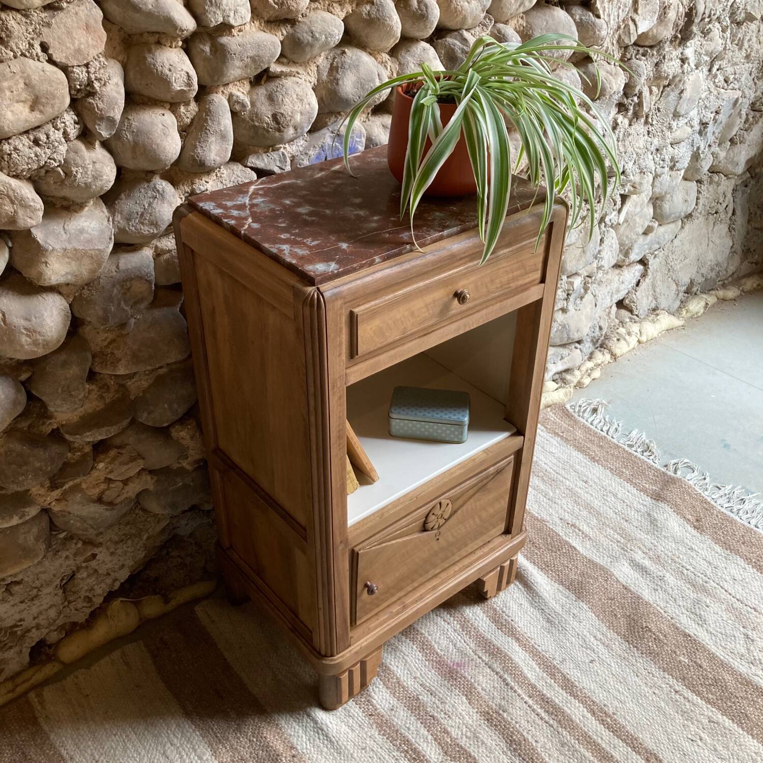 Art deco bedside table