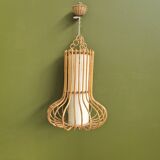 Lampe en rotin