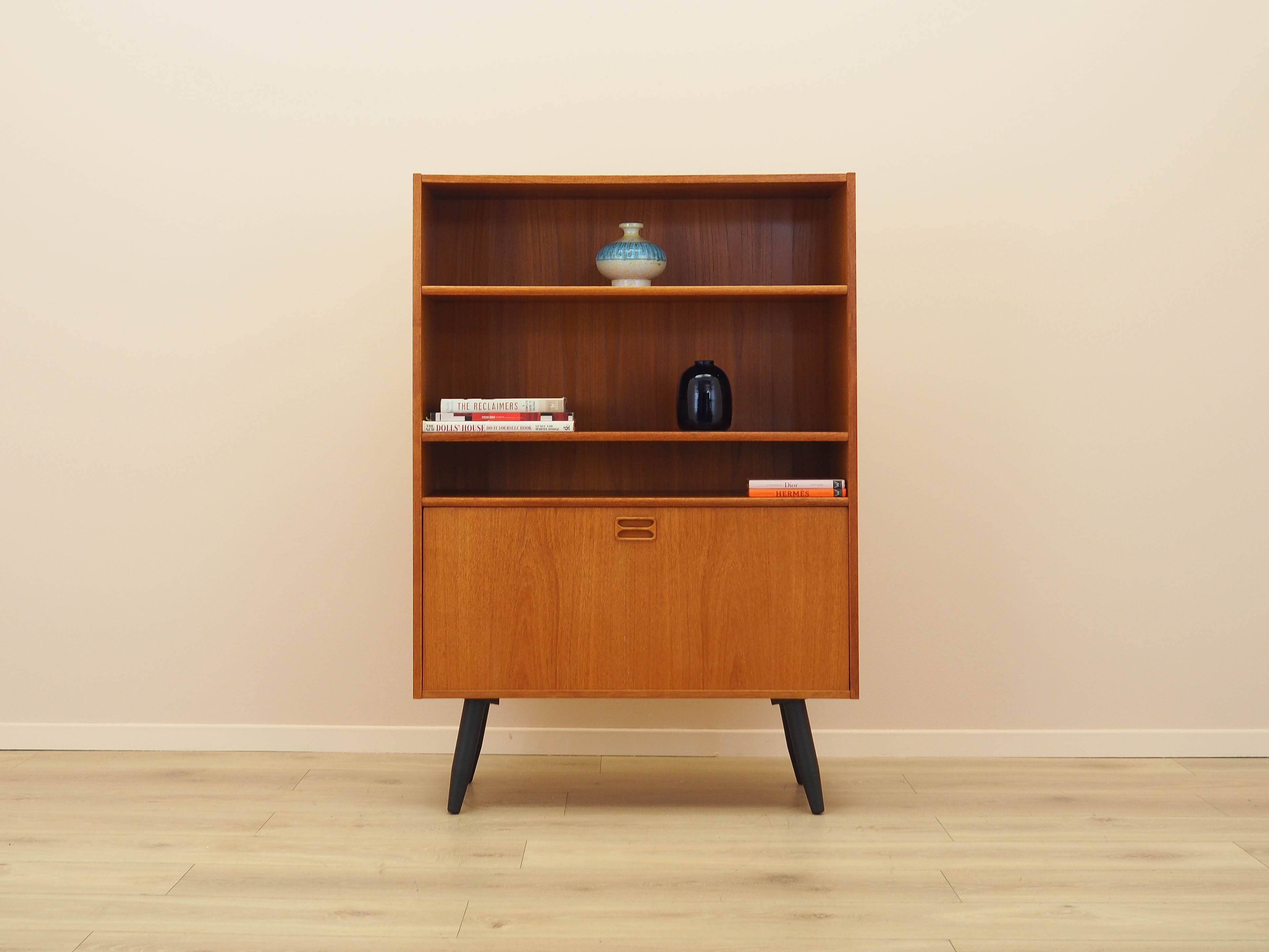 Teak bookcase, Danish design, 1970s, made in Denmark