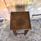 Tabouret haut bois vintage