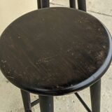 Solid wood stool