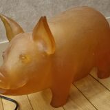 Leuchten pig lamp in resin