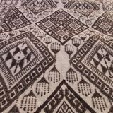 Carpet kilim white and grey corridor 308-95cm