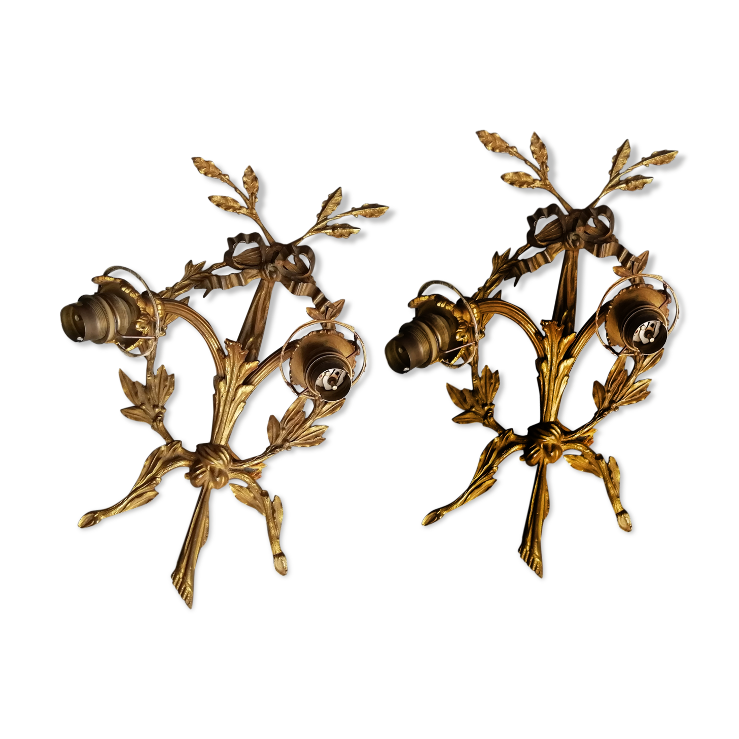 Bronze sconces