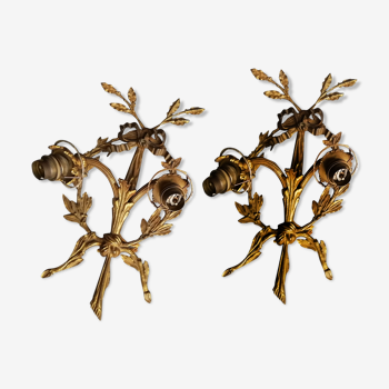 Bronze sconces