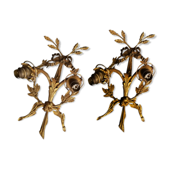 Bronze sconces