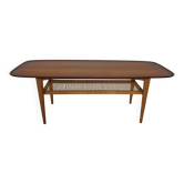 Teak & Oak Coffee Table by Børge Mogensen for Fredericia Stolefabrik, 1950s