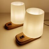 Pair of Scandinavian bedside lamps 60