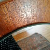 Danish Scandinavian oval mirror 60s