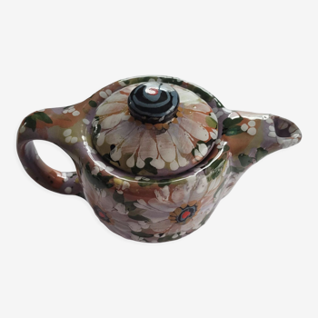 Signed ceramic teapot