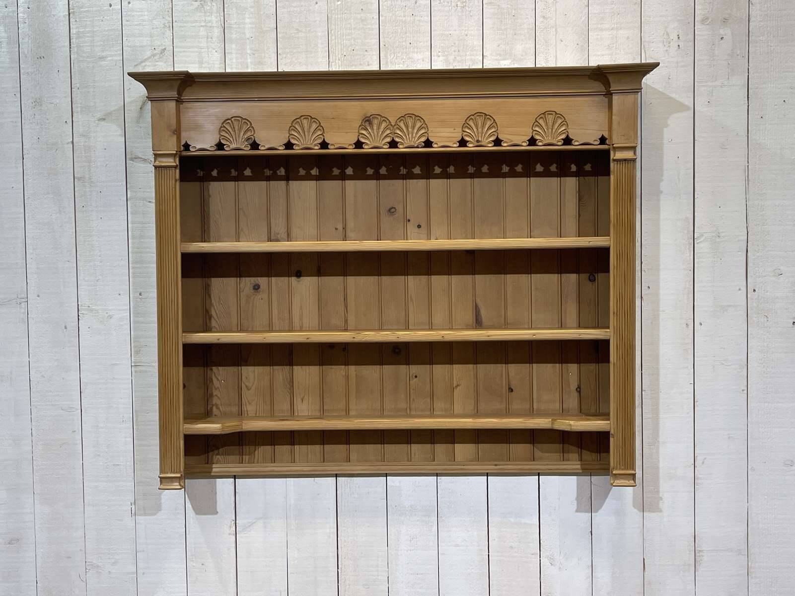 English fir dresser top from the 1980s