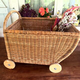 Rattan trolley/stroller