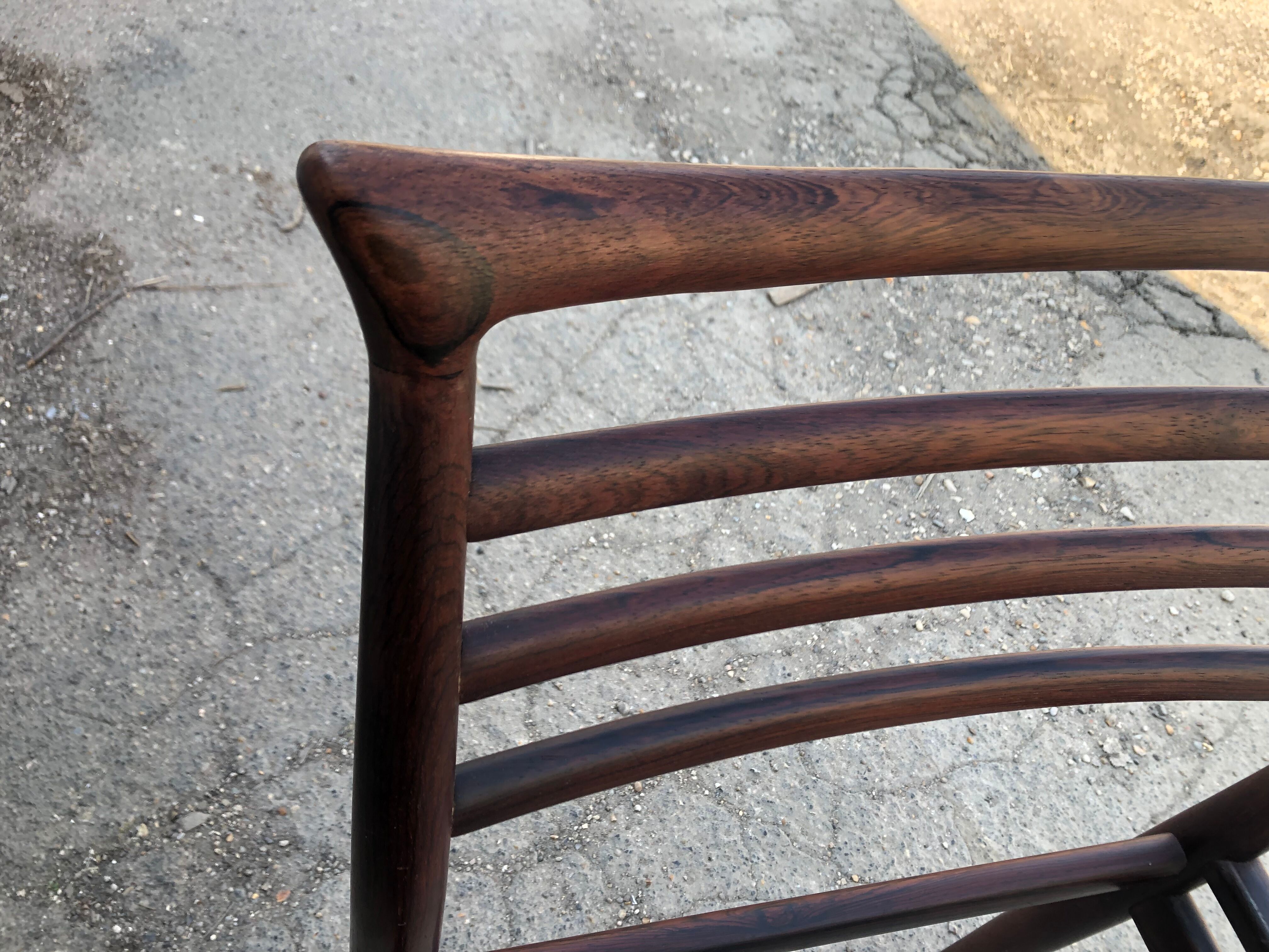 Rosewood chairs Erling Torvits by Søro Stolefabrik Scandinavian