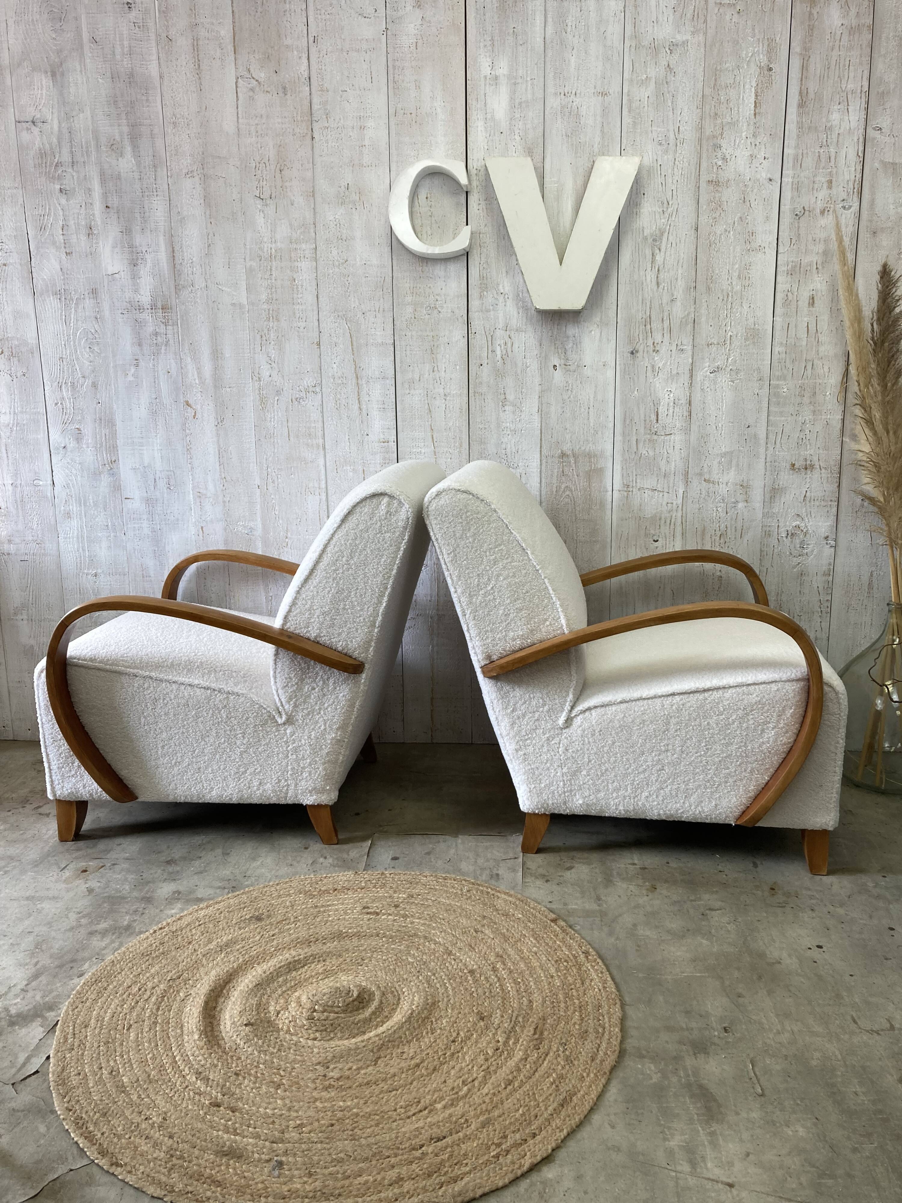 Pair of vintage armchairs