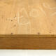 Pair of nightstands neoclassical wooden fruit