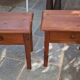 Paire chevets pin couleur miel vintage