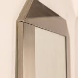 Vintage 70's wall mirror designed by gaetano Scolari for valenti
