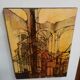Acrylique  "éléments architecturaux gothiques "
