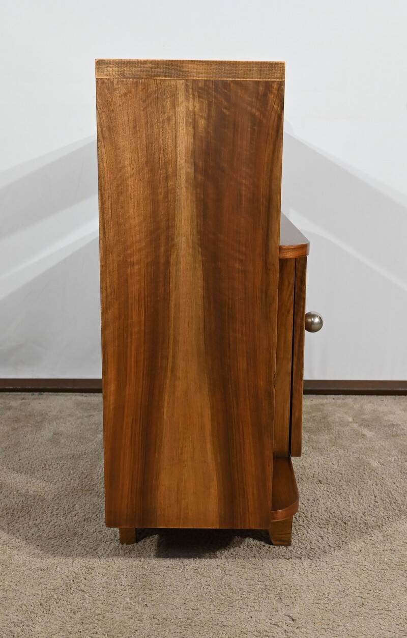 Small Walnut Serving Unit, Art Deco – 1940