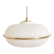 Vintage brass plastic pendant lamp