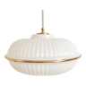 Vintage brass plastic pendant lamp