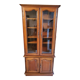 Bibliothèque vitrée en merisier