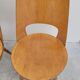 Series of 4 Baumann bistro chairs model Mondor 1950 vintage