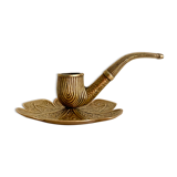 Brass candle holder with handle