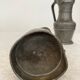 Pair of wine pitchers in pewter XVIIIth date 1753