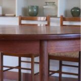 Large Scandinavian oval extendable table G-Plan