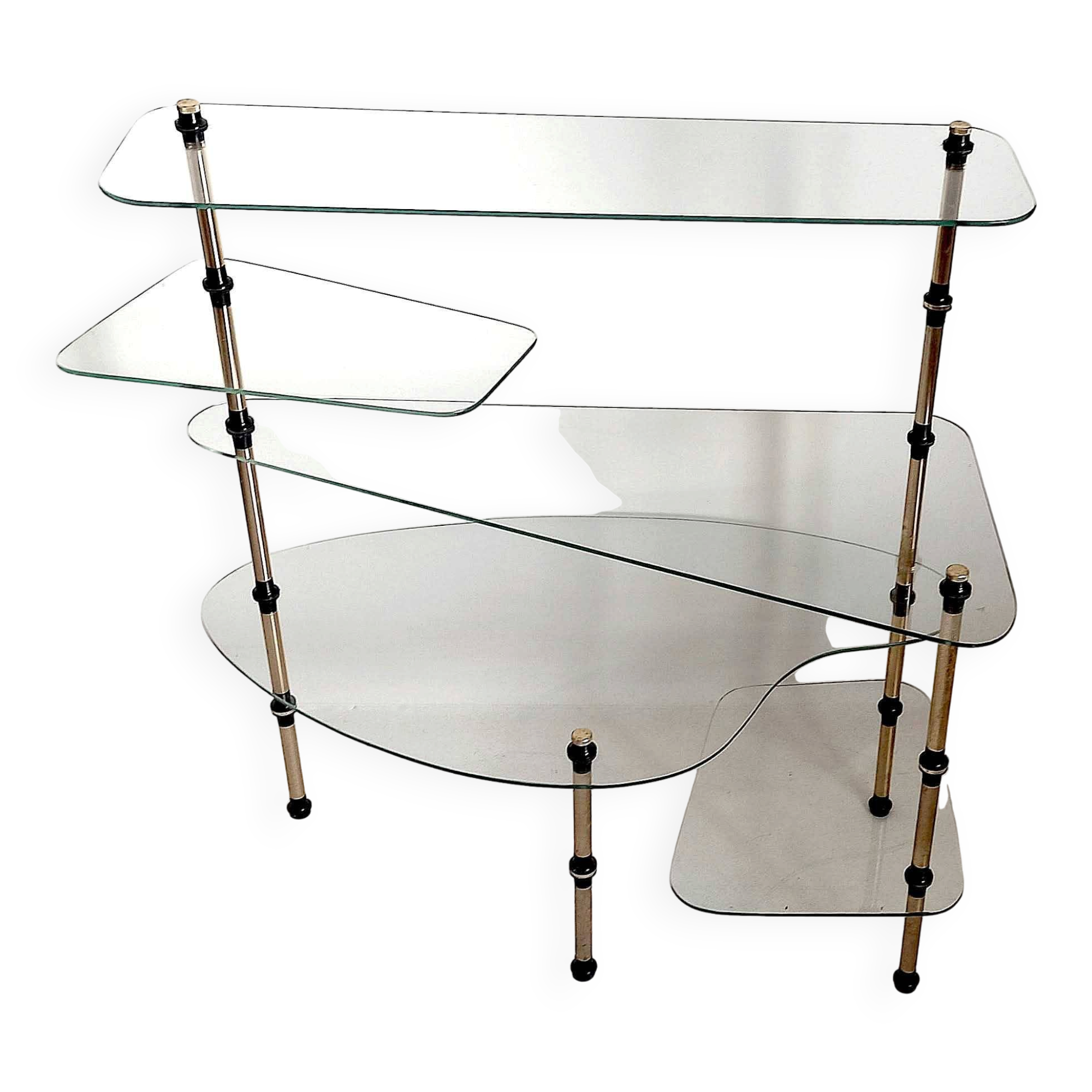 Étagère vitrée Années 50  Largeur 82 cm