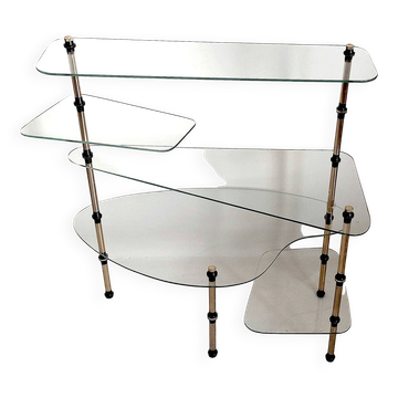 Glass shelf 1950s Width 82 cm