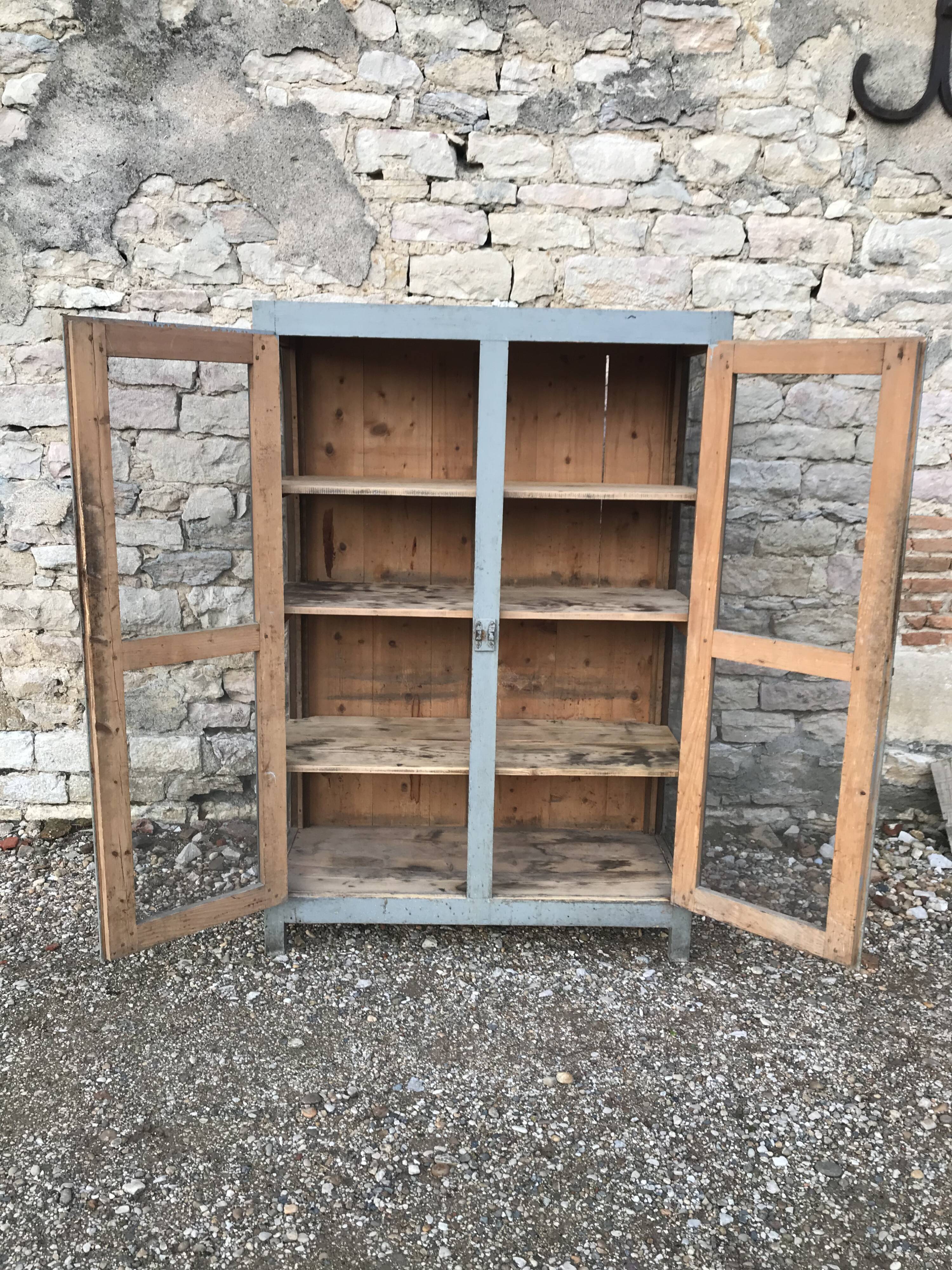 Patina old pantry Cabinet