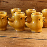 Set of 6 chicken cockerels