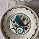 Ironstone plates, K&G Luneville, parakeet model.