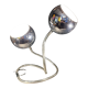 Flexible "snake eye balls" lamp by Goffredo Reggiani, chrome steel 1970s