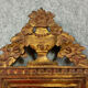Louis XVI period mirror in gilded and laqué wood around 1800