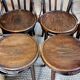 Set 4 chaises bistrot thonet vers 1930