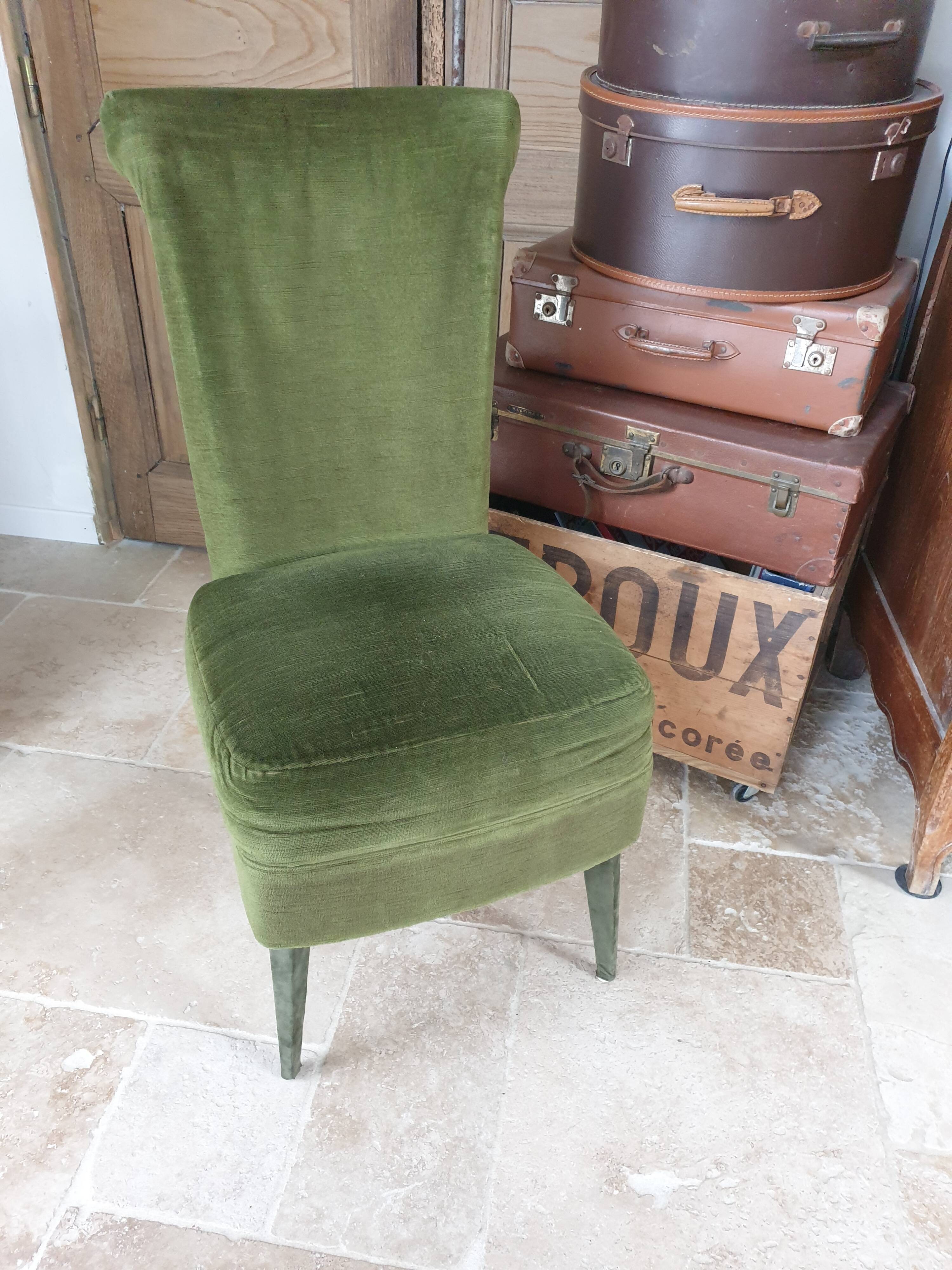 Velvet chair