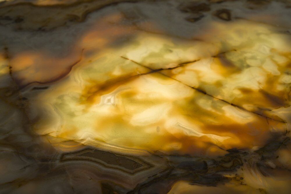 Mid-century coffee table in onyx from Ilse Mobel, 1960s